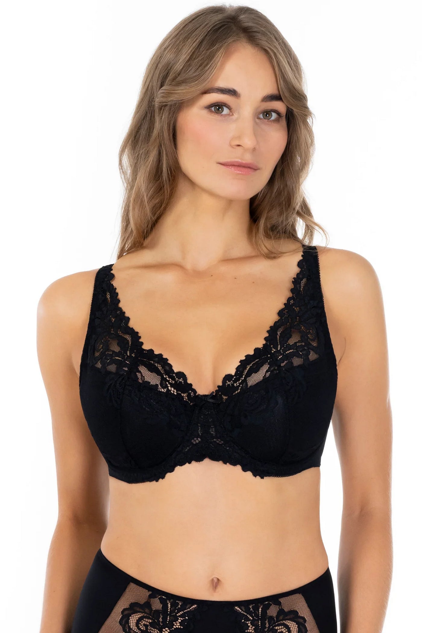 Полудублированный бюстгальтер Lace Love 58K31 black