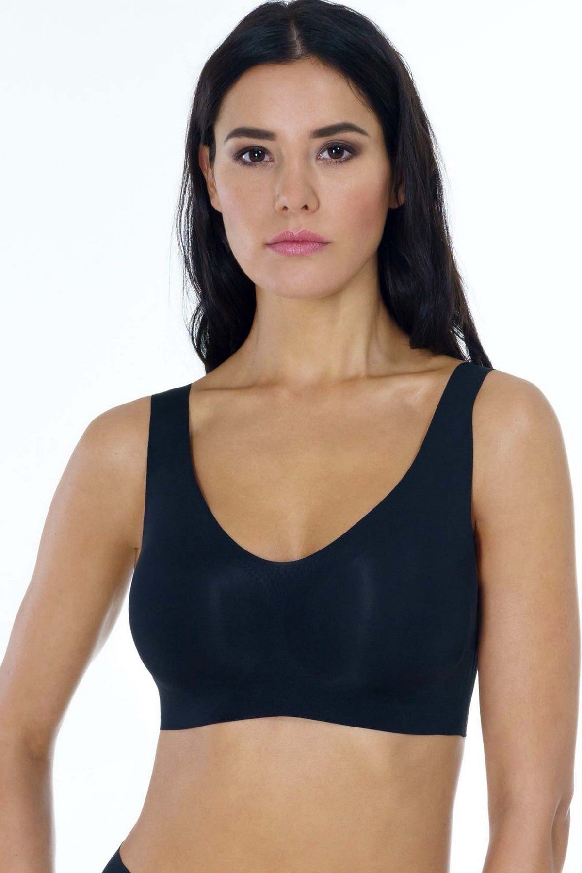 Бесшовный бюстгальтер 71D30 Invisible Light black