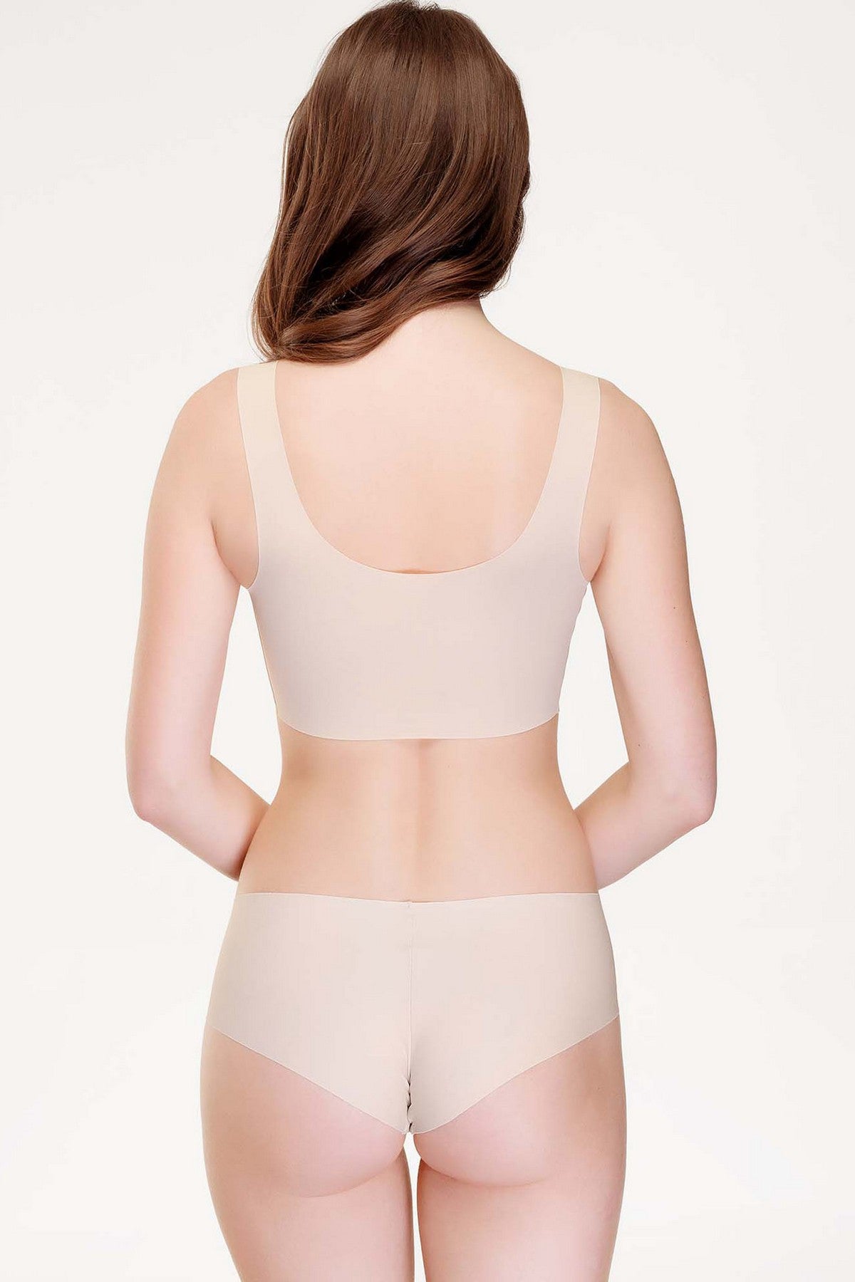 Бесшовный бюстгальтер 71D30 Invisible Light silver peony