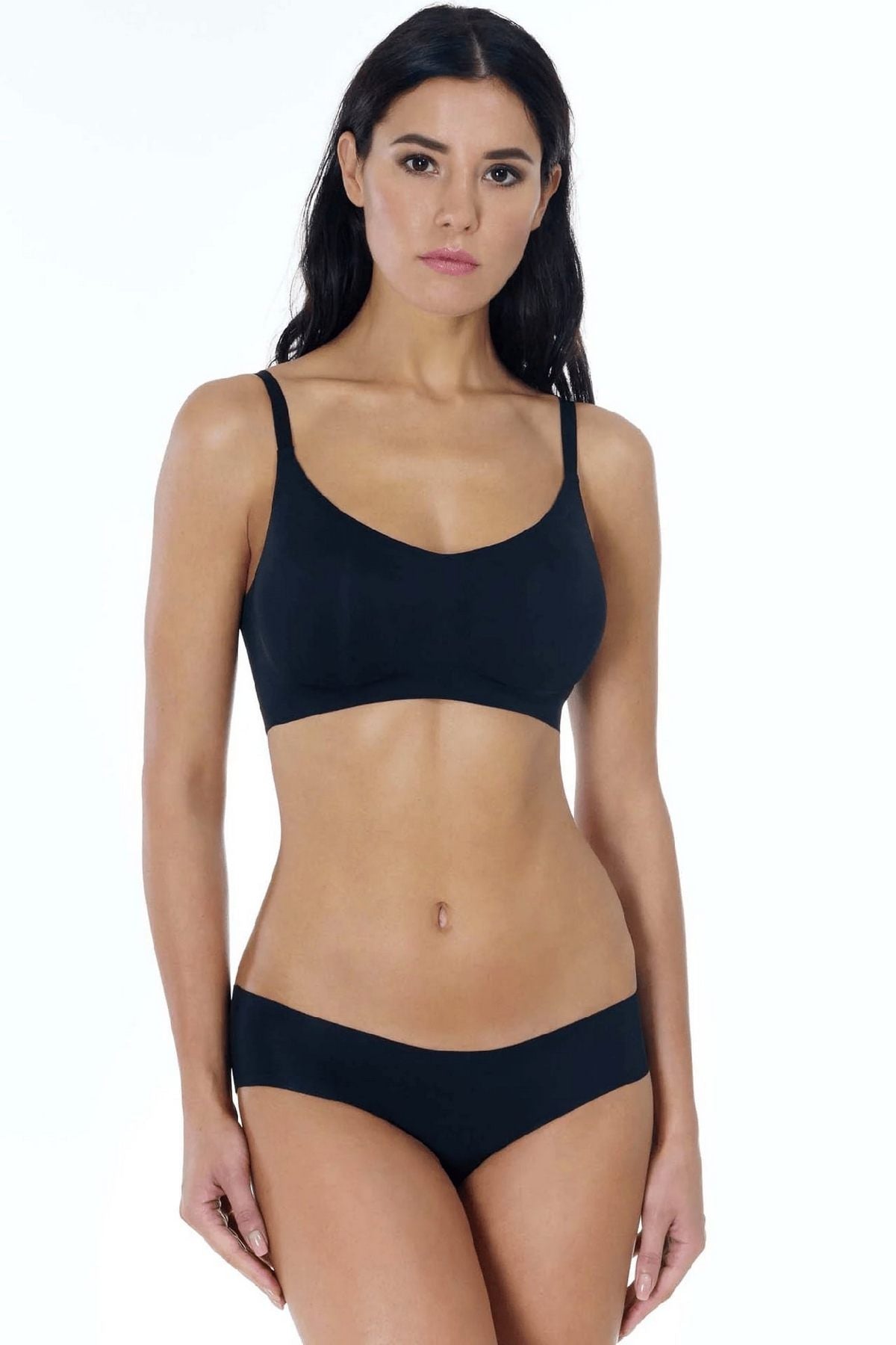 Бесшовный бра-топ Invisible Light 71D32 black