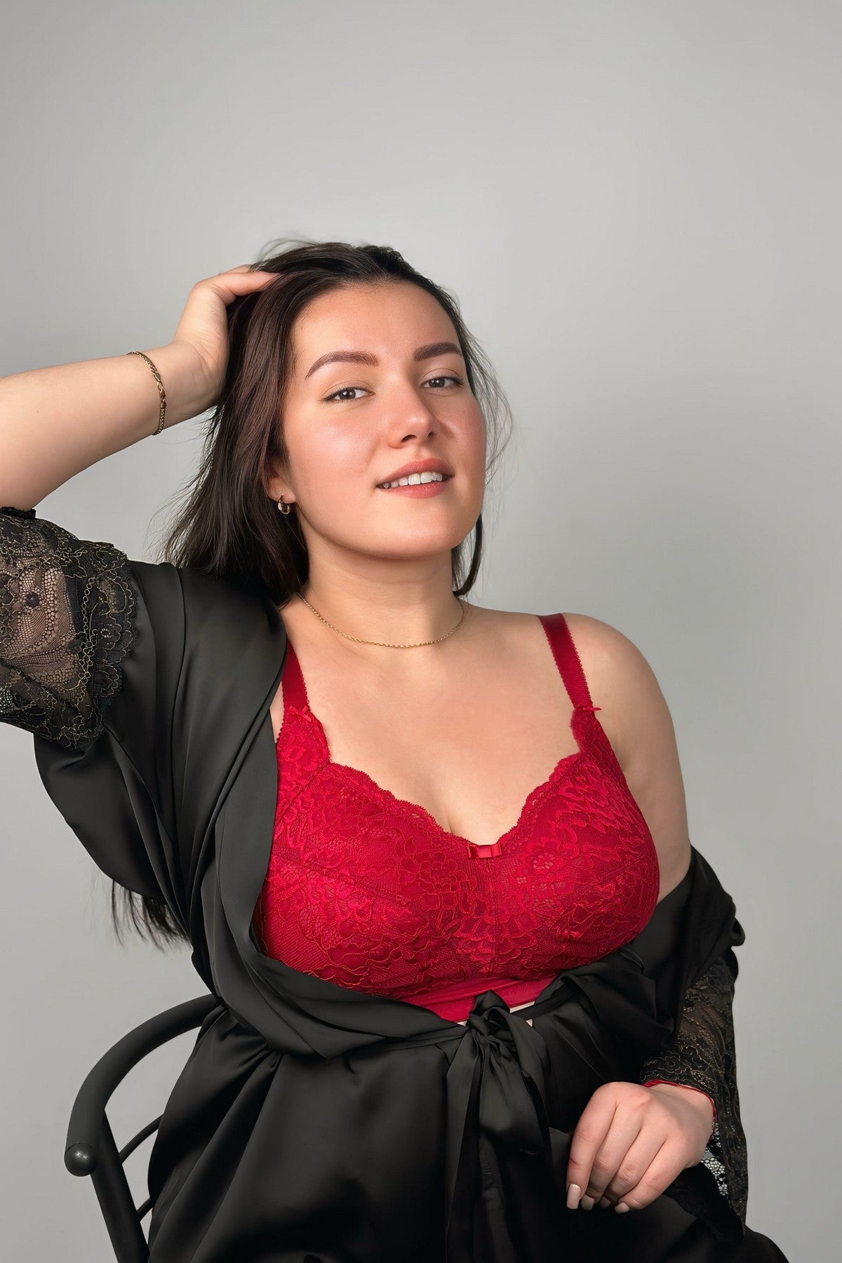 М'який бюстгальтер без кісточок 72F25 Everyday dark red rose