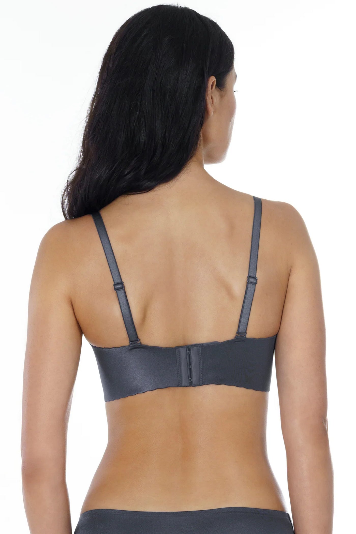 Бесшовный бюстгальтер пуш-ап Invisible Seamless 77D35 anthracite