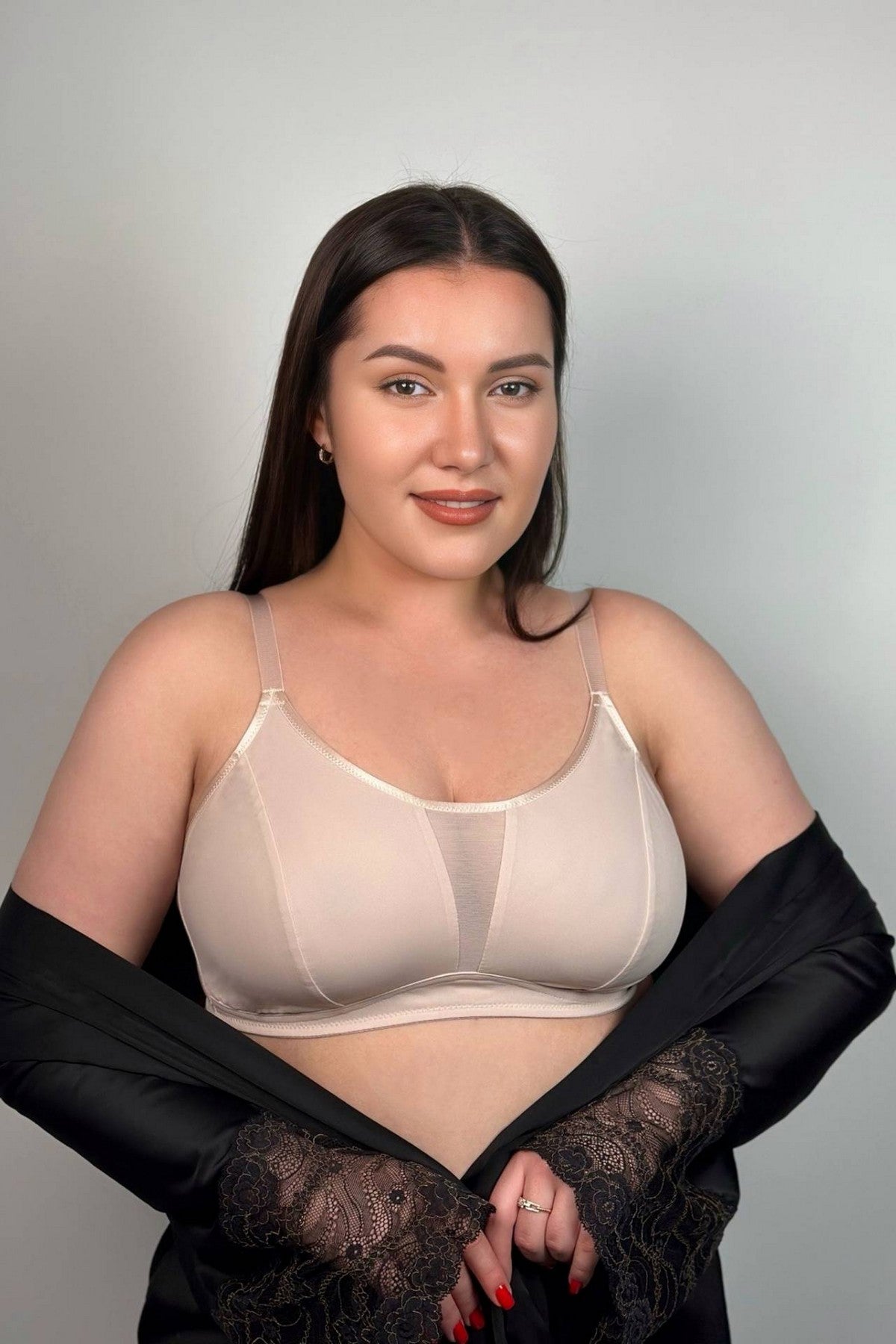 Бра-топ без косточек 79400 Perfect silver peony