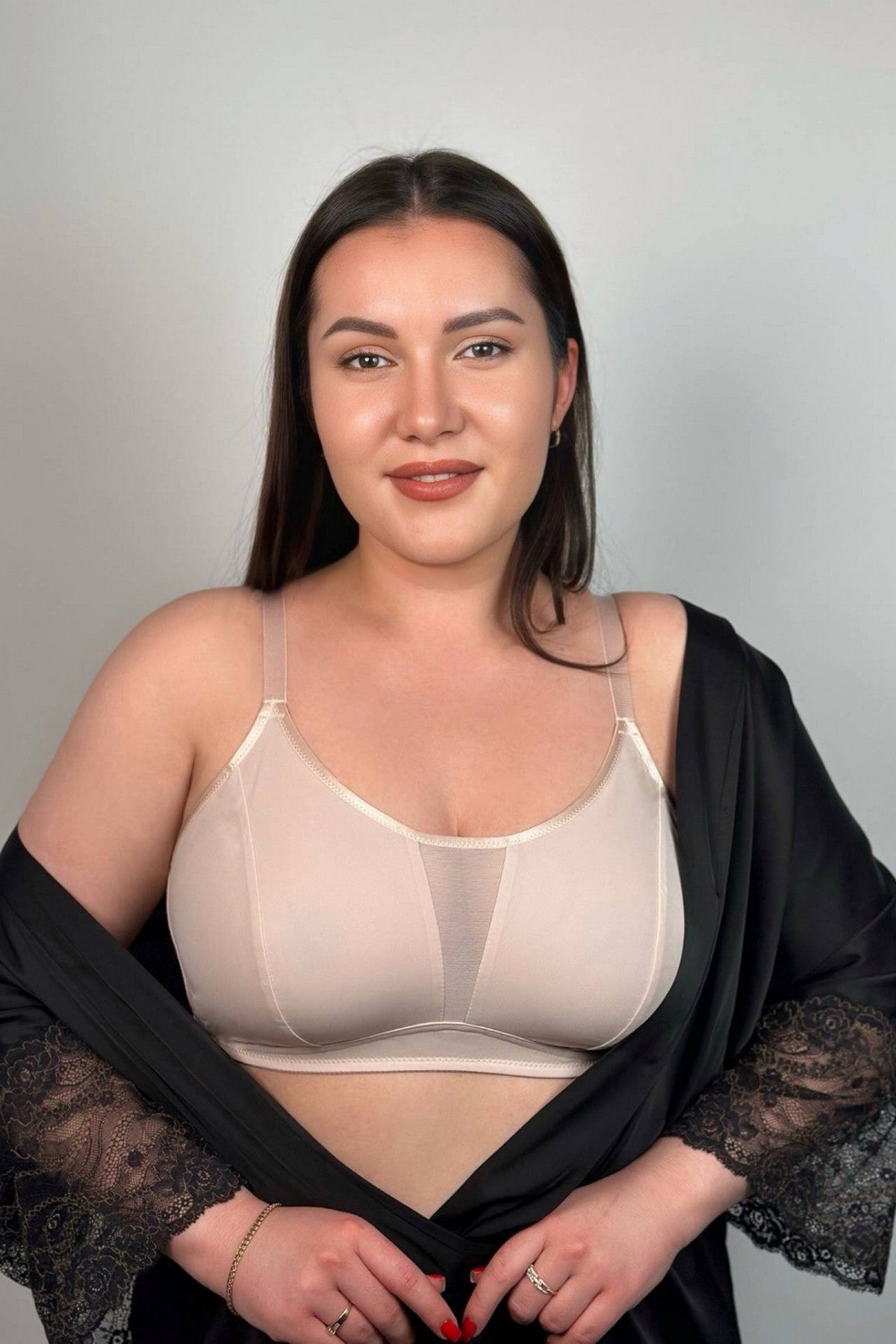 Бра-топ без косточек 79400 Perfect silver peony