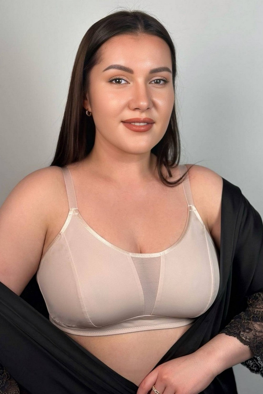 Бра-топ без косточек 79400 Perfect silver peony