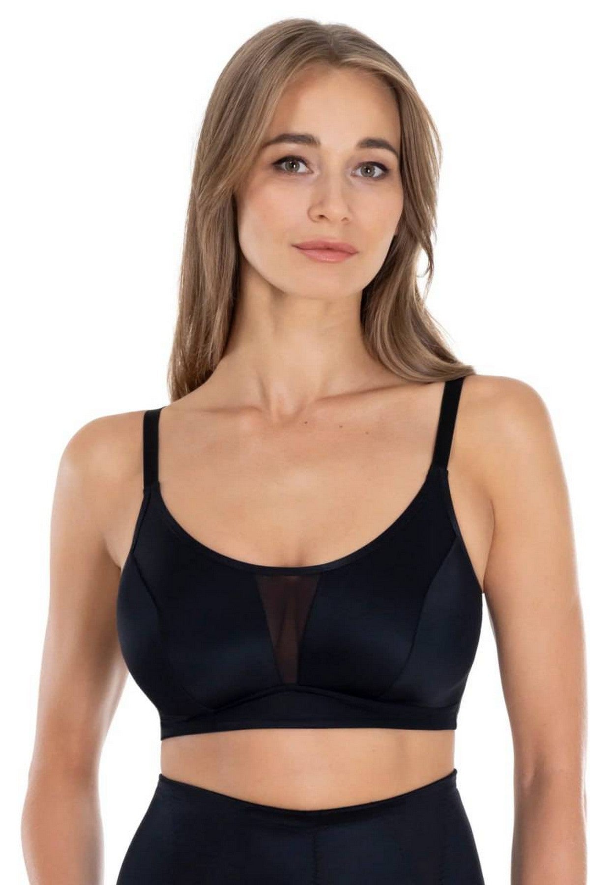 Бра-топ без косточек 79401 Perfect black