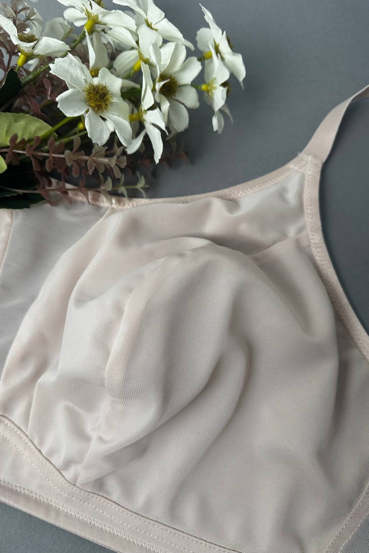 Бра-топ без кісточок 79401 Perfect silver peony