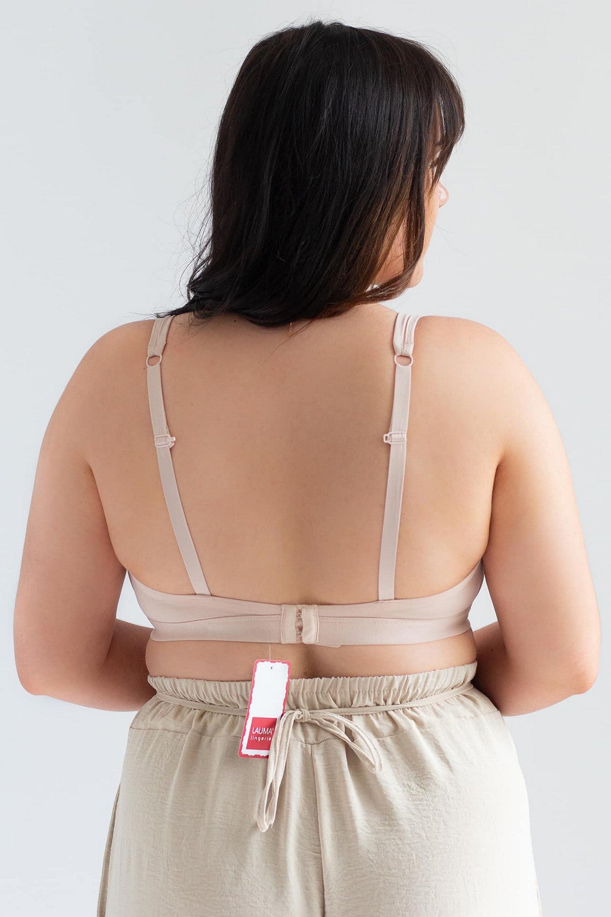 Бесшовный бюстгальтер без косточек 92H20 Shape silver peony