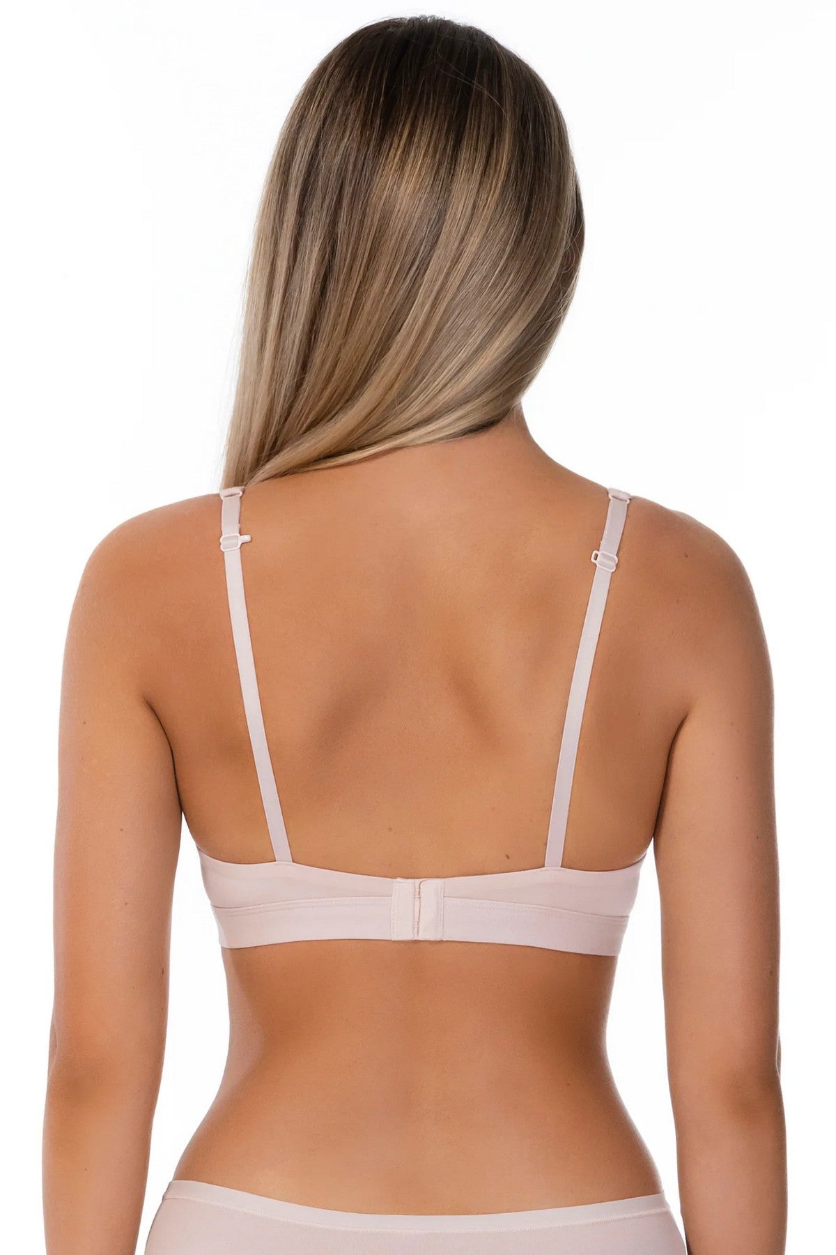 Бесшовный бюстгальтер без косточек 92H20 Shape silver peony