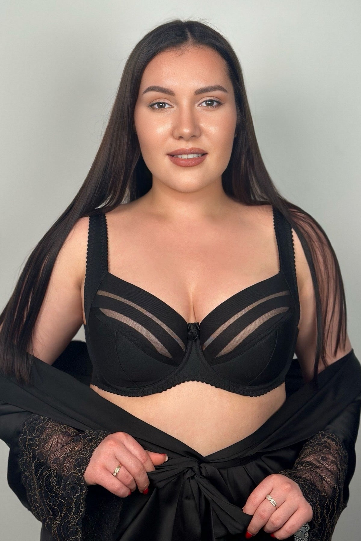 Полудублированный бюстгальтер 153440 black