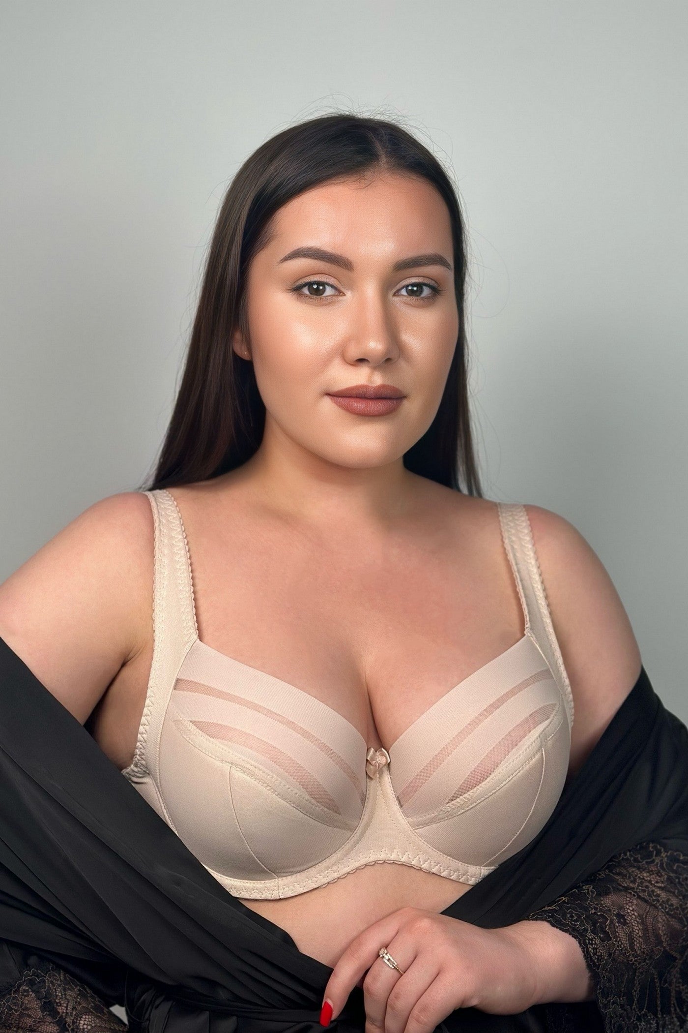 Полудублированный бюстгальтер 153440 silver peony