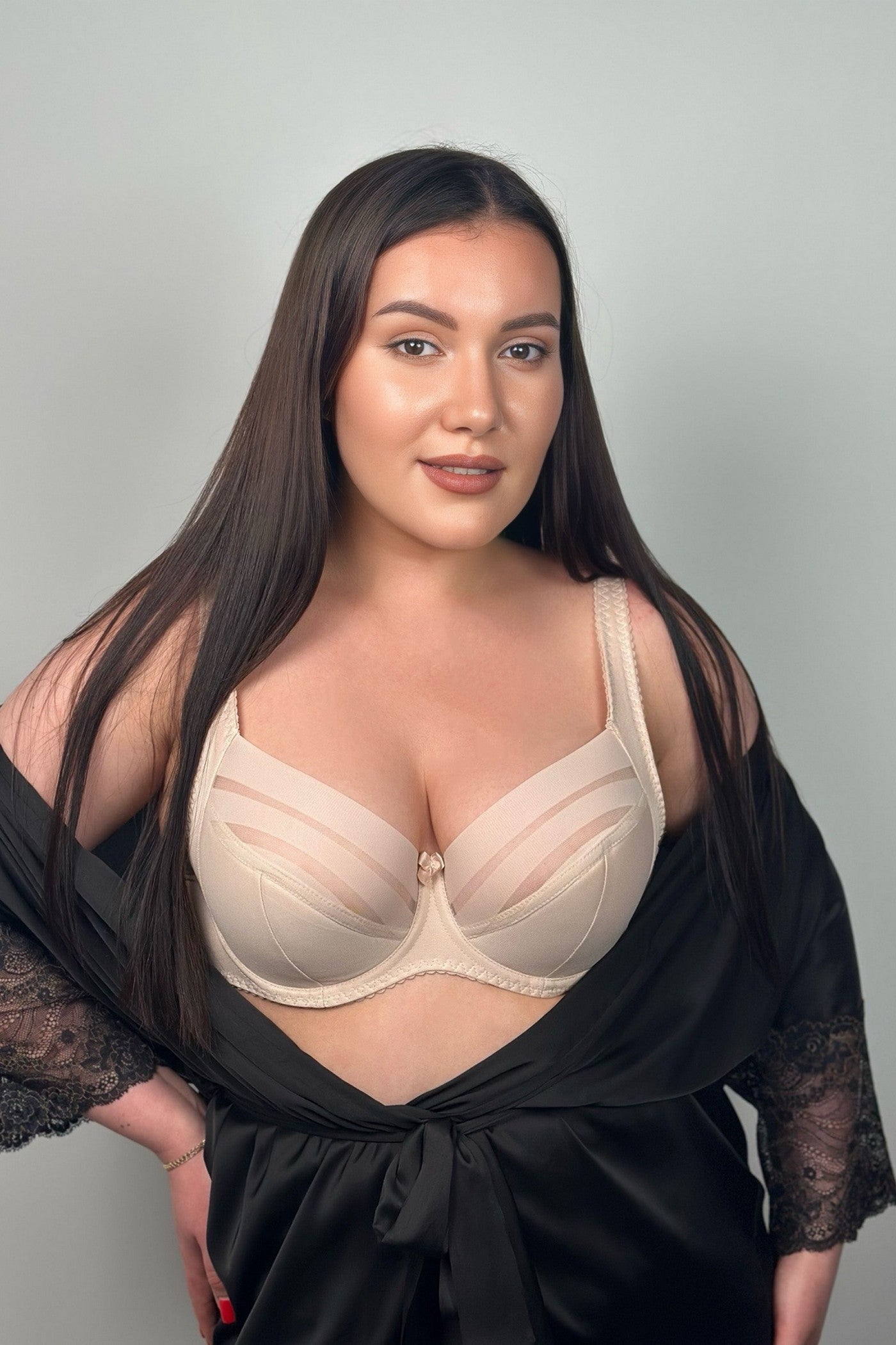 Полудублированный бюстгальтер 153440 silver peony