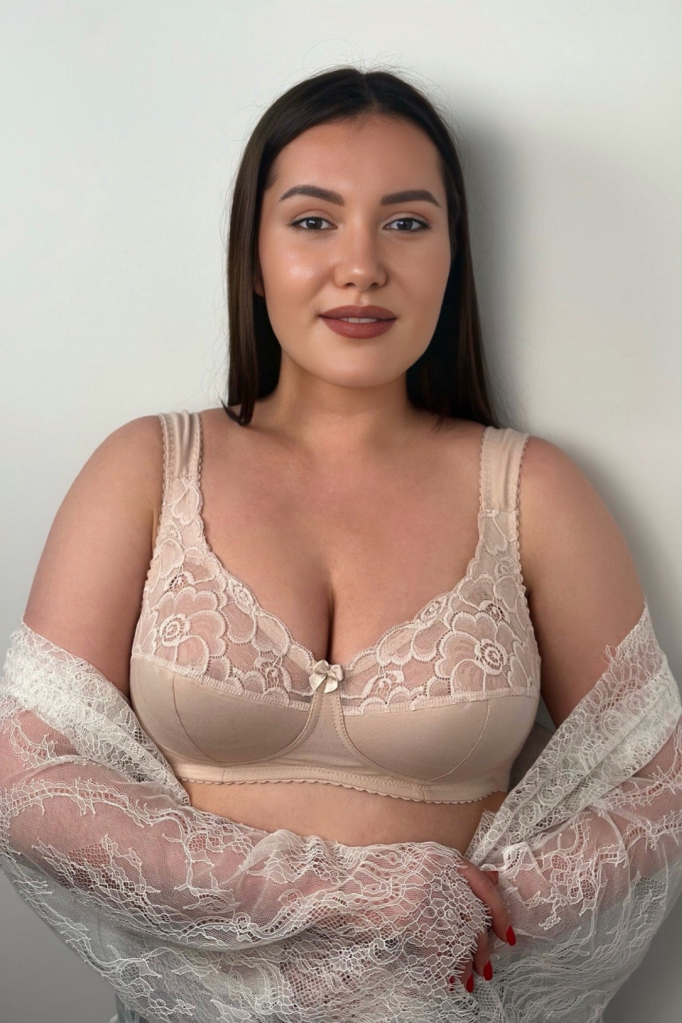М'який бюстгальтер без кісточок 161101 silver peony