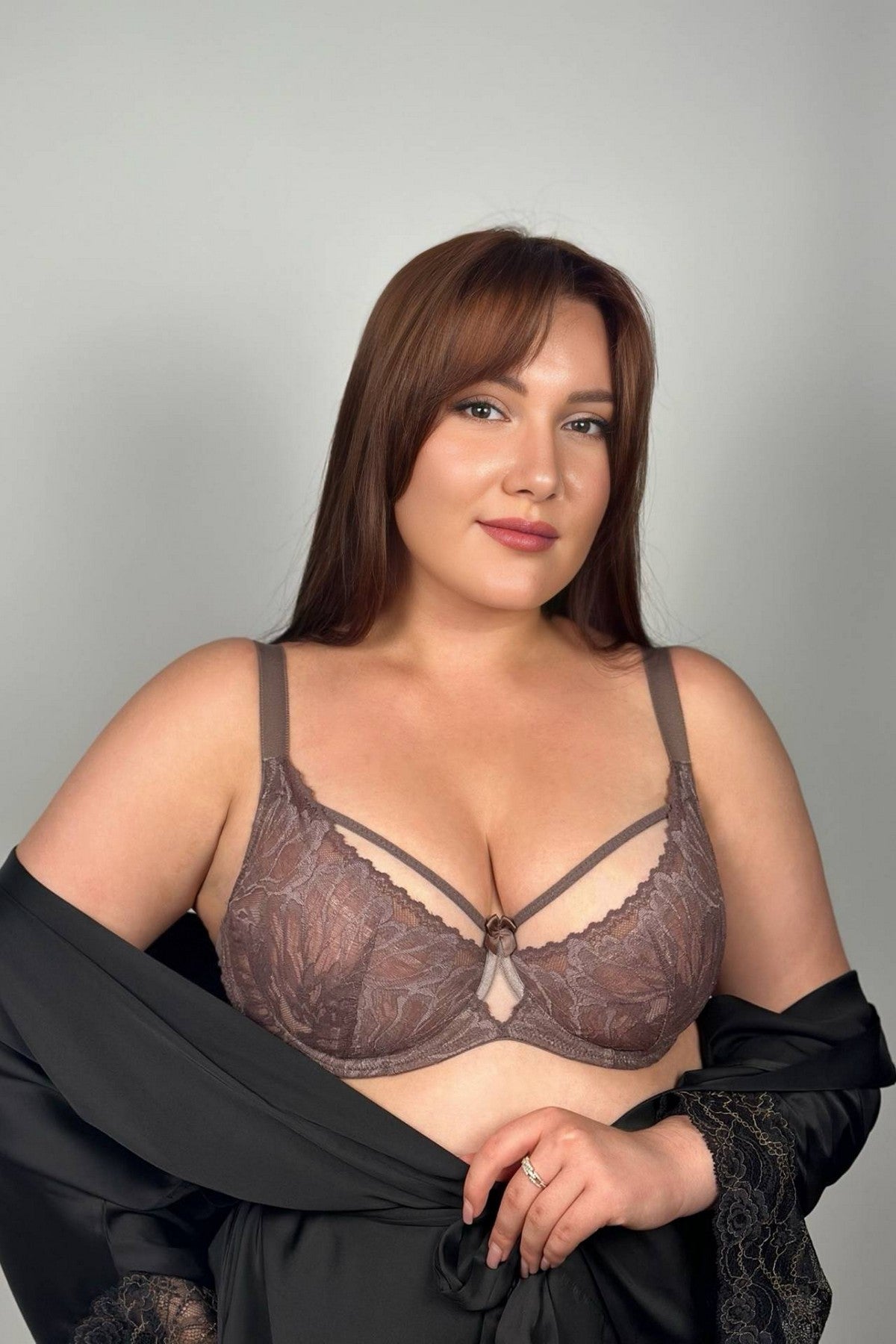 Кружевной бюстгальтер 8129 pepper