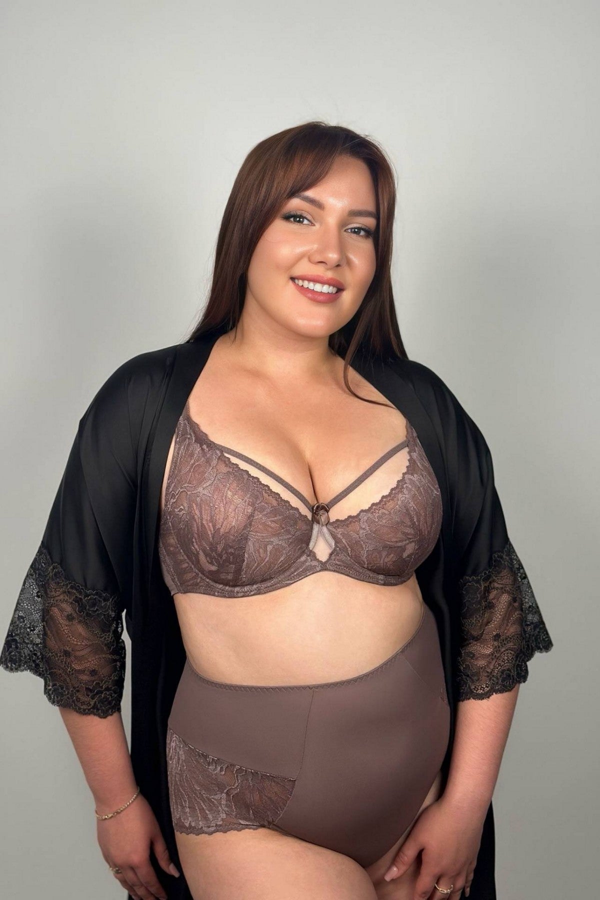 Кружевной бюстгальтер 8129 pepper