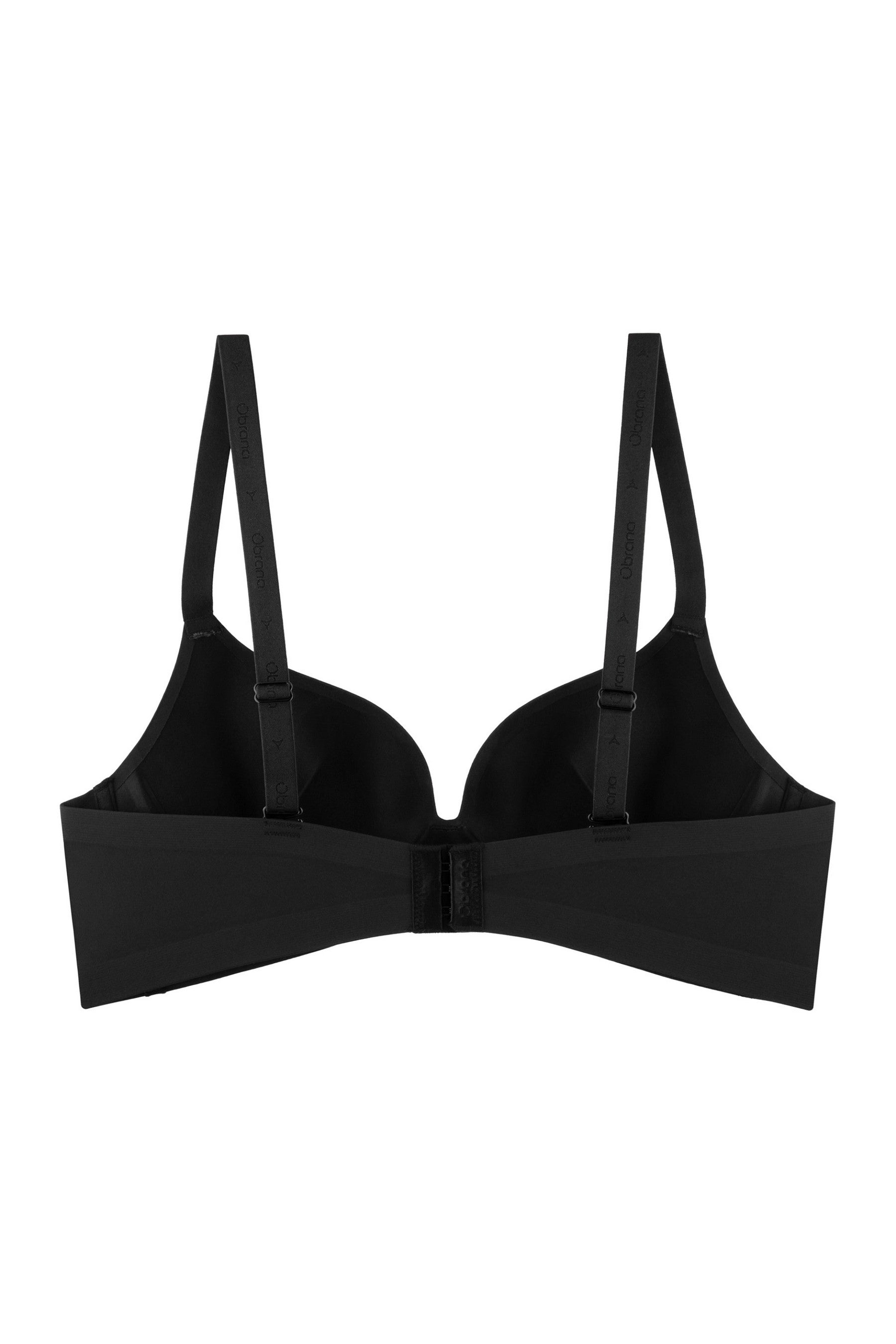 Бесшовный бюстгальтер пуш-ап 890-036 01 black