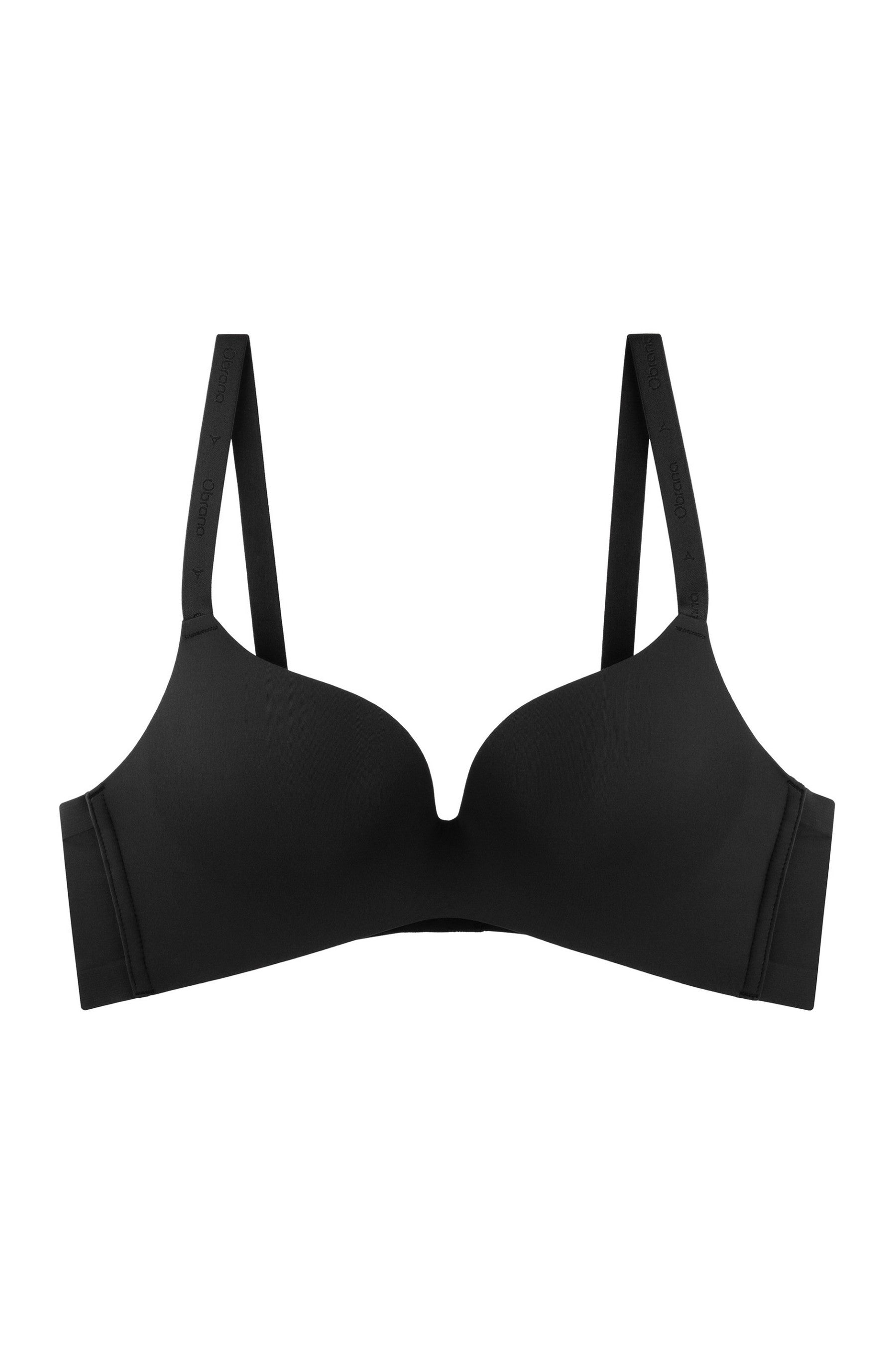 Бесшовный бюстгальтер пуш-ап 890-036 01 black