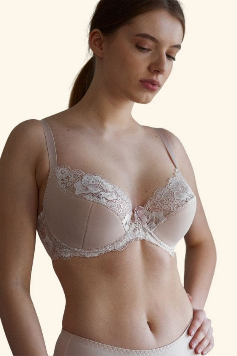 Полудублированный бюстгальтер с кружевом 110-208 peony