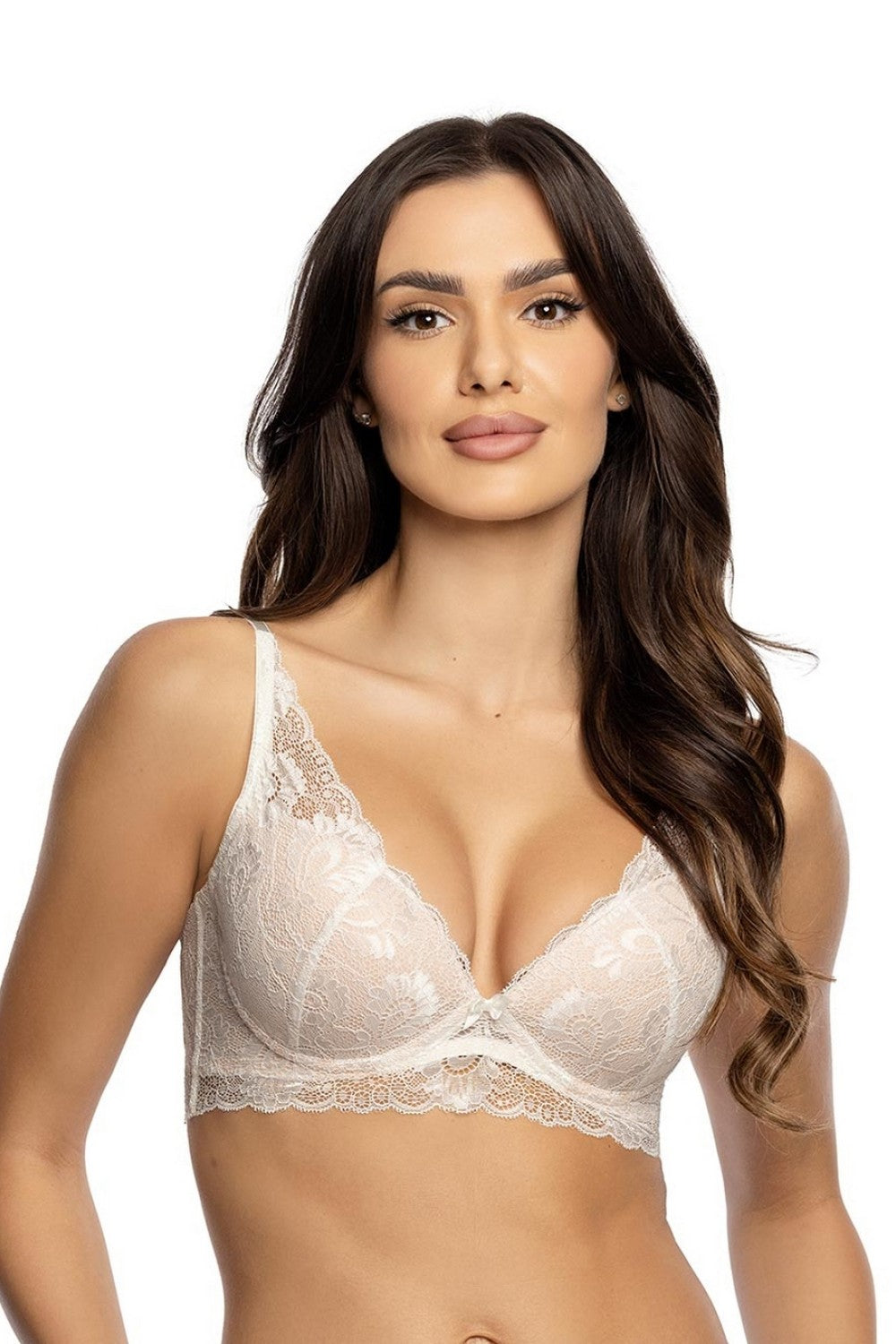 Кружевной бюстгальтер 114-267 ivory/peony