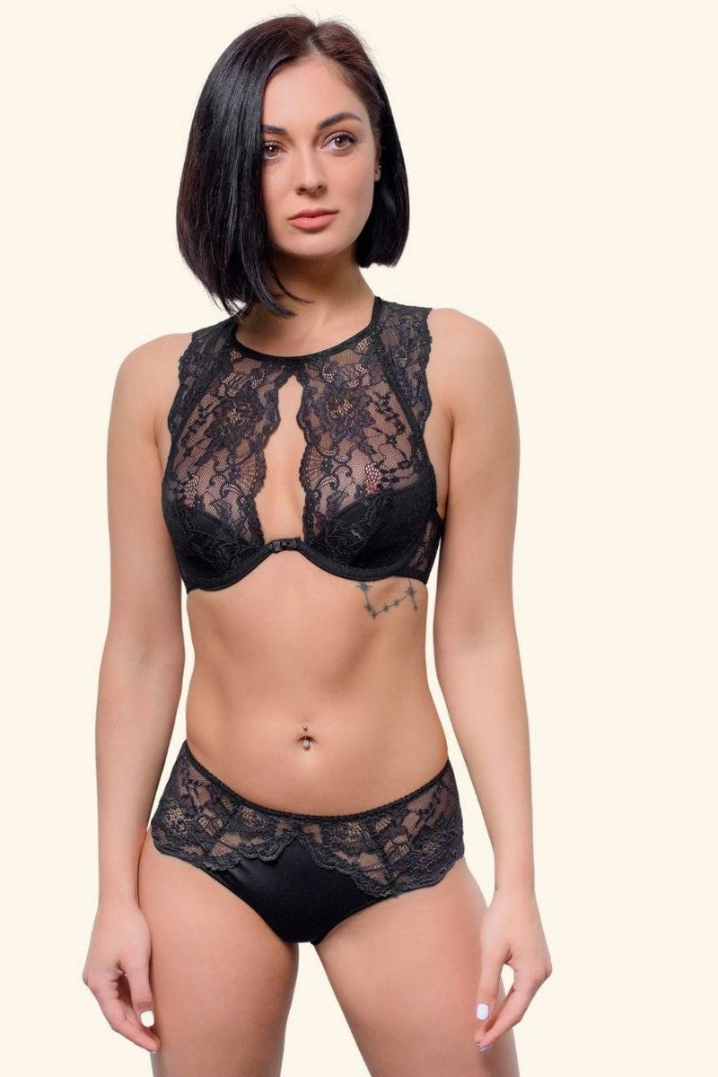 Кружевной бра-топ с каркасом 566-147