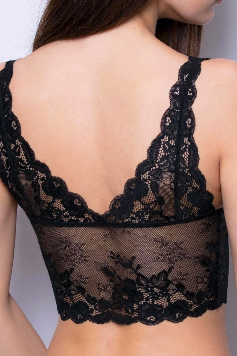 Кружевной бюстгальтер-бралет 817-345 quartz