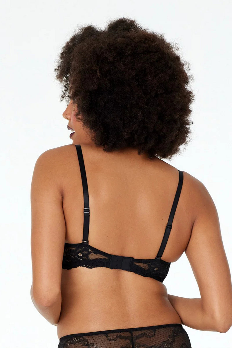 Кружевной бюстгальтер пуш-ап 804053 My Fit FMO Lace black/beige