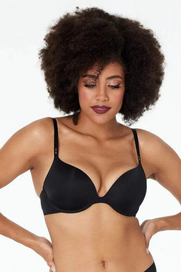 Гладкий бюстгальтер пуш-ап 804055 My Fit FMO Smooth black