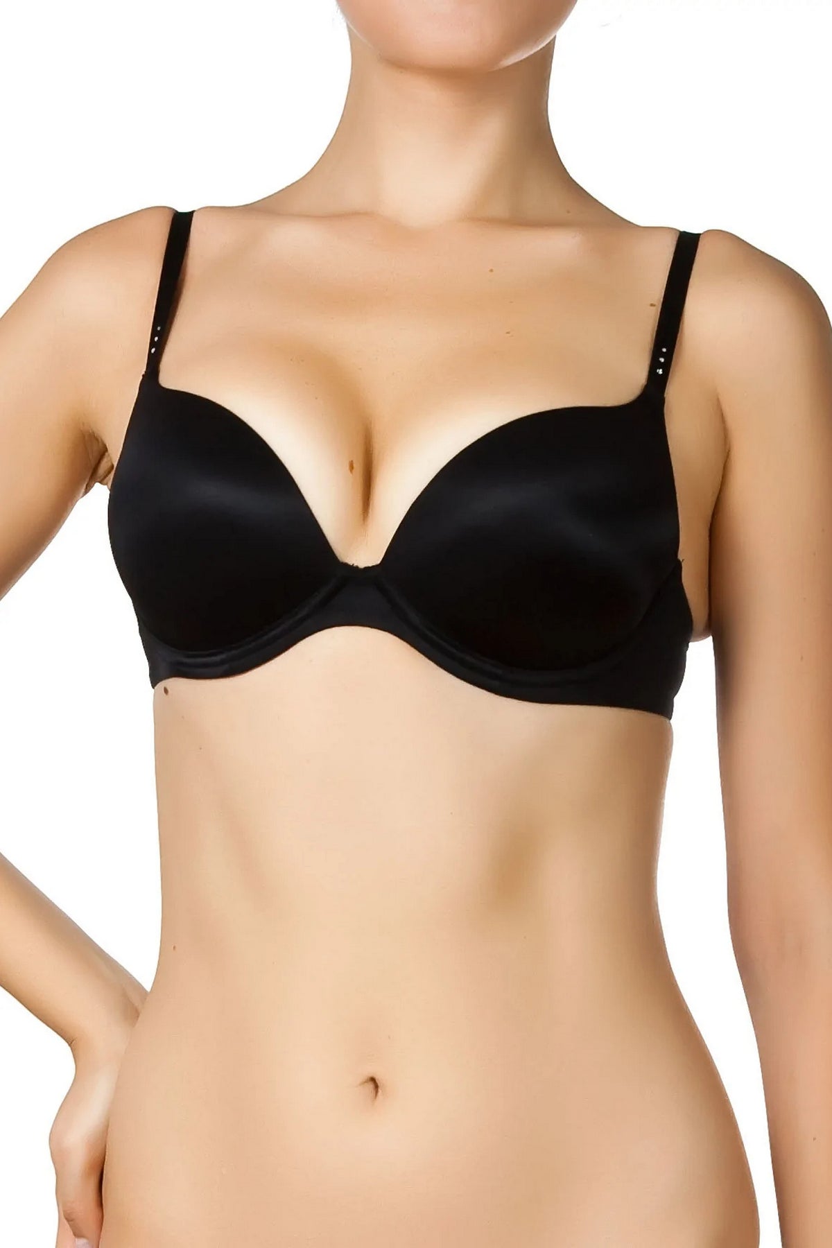 Гладкий бюстгальтер пуш-ап 864052 My Fit OMB Smooth black