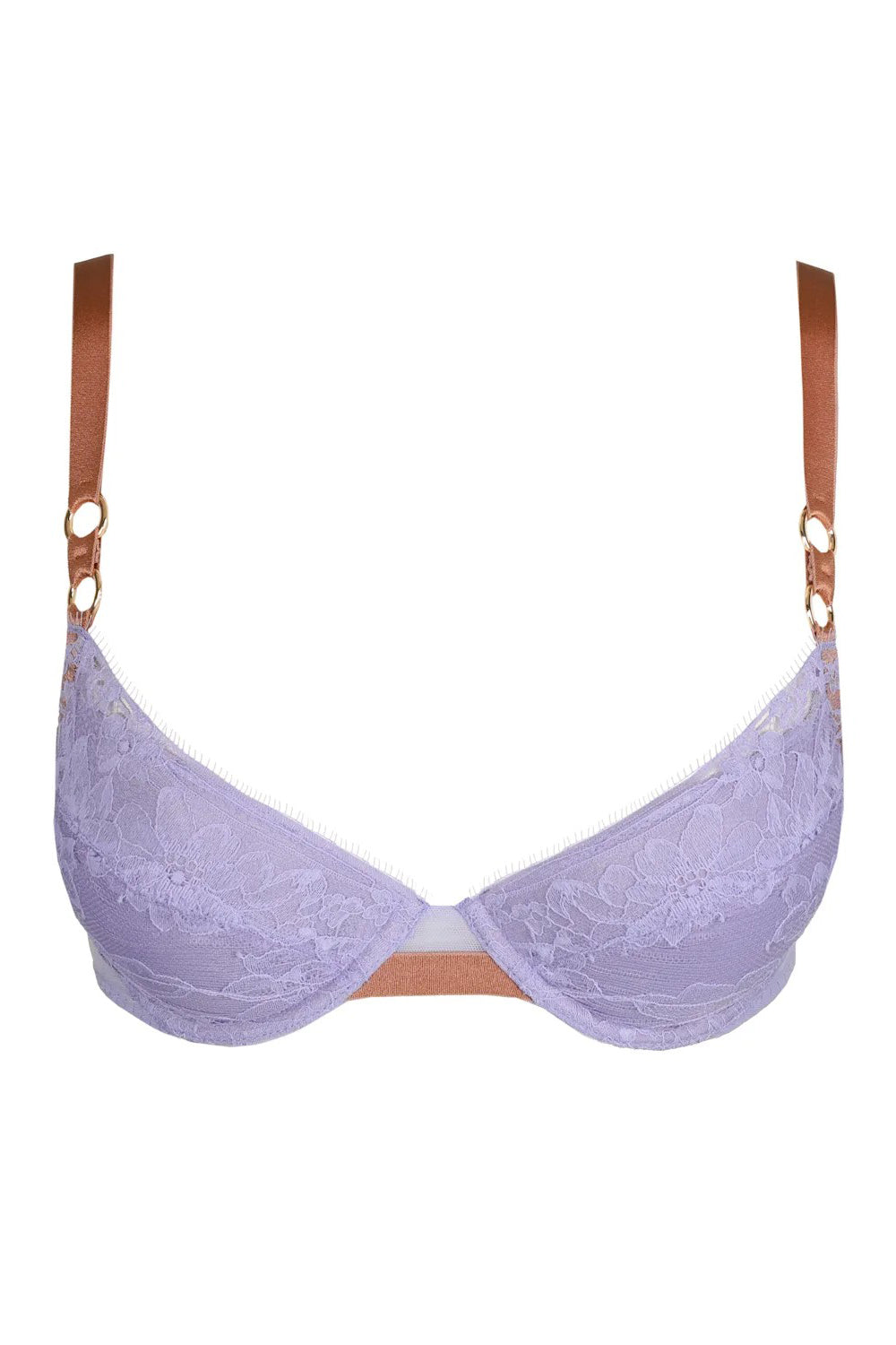 Кружевной бюстгальтер пуш-ап 3501327 Lovelace lavender