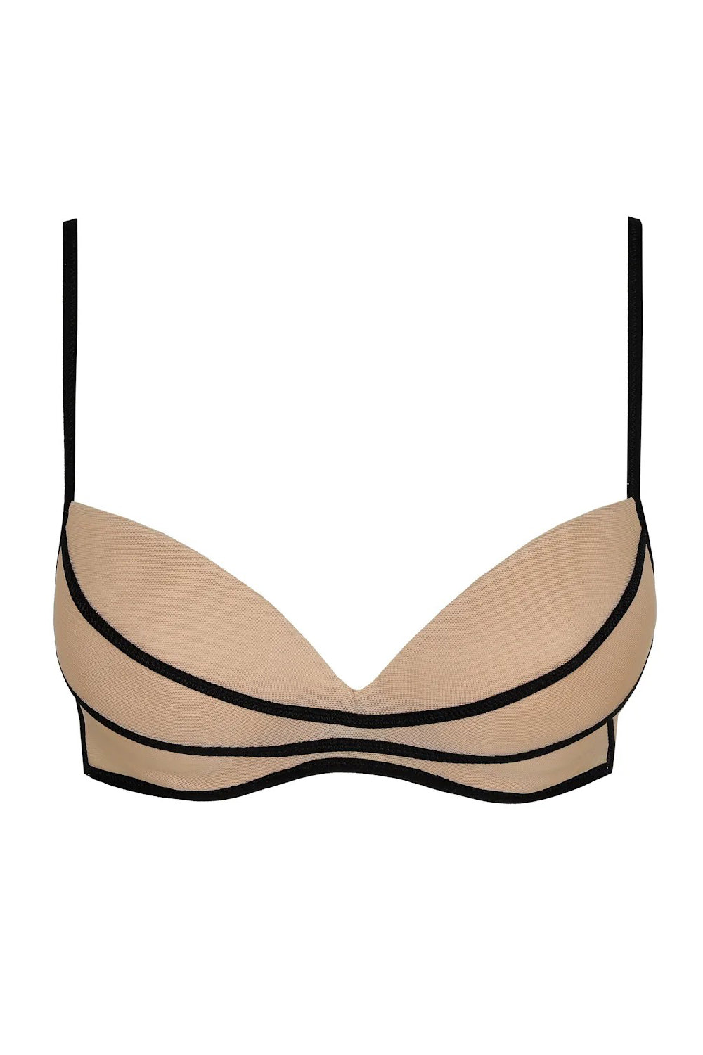 Уплотненный бюстгальтер 3502923 Yulimar black/beige