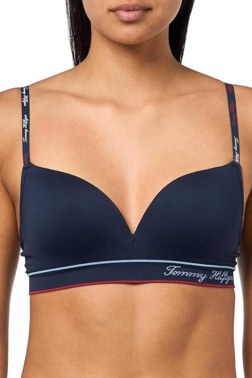 Бюстгальтер пуш-ап без косточек 144724782 blue