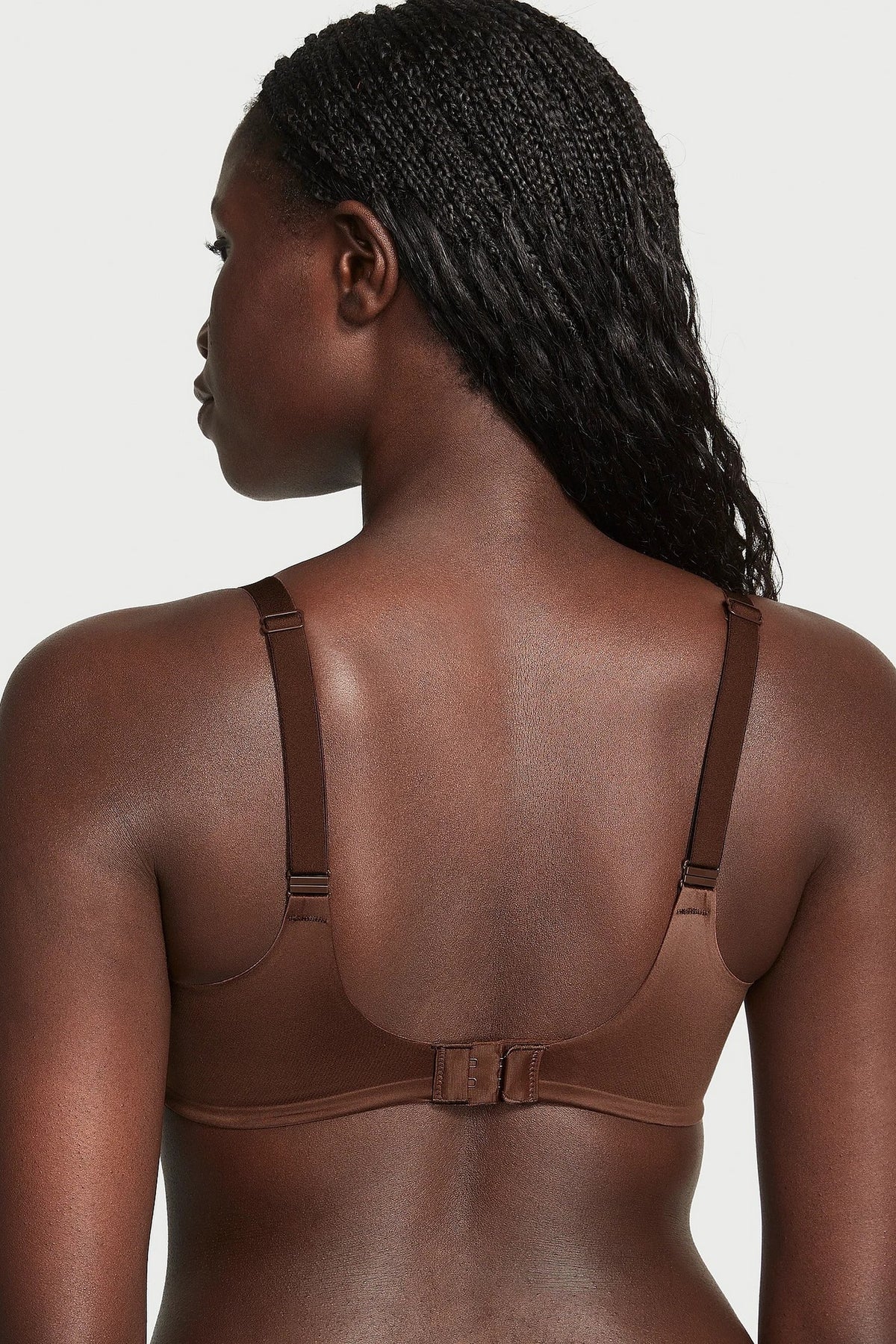 Безшовний бюстгальтер 161686742 brown Victoria`s Secret спина