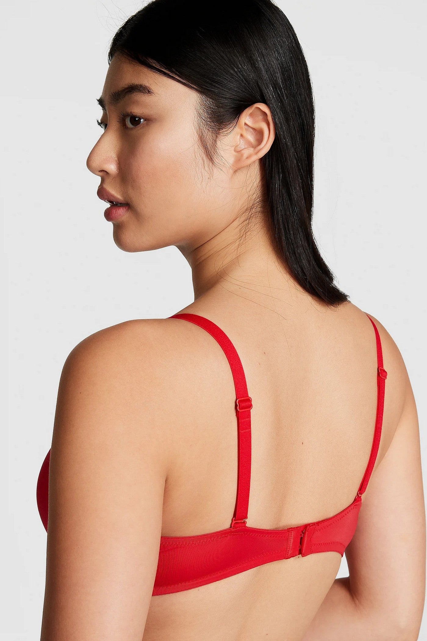 Гладкий бюстгальтер пуш-ап 236123020 red