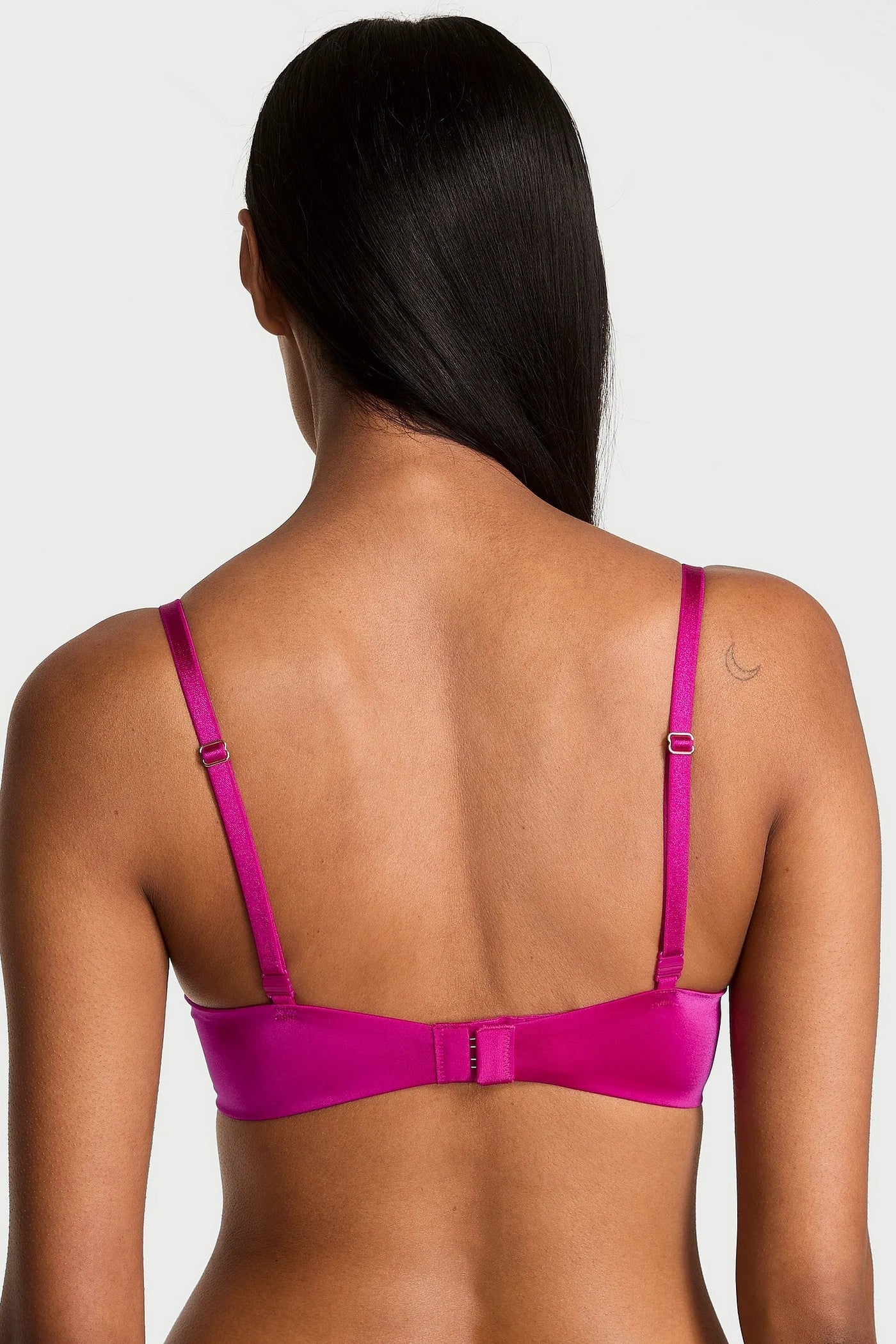 Гладкий бюстгальтер 238459544 pink Victoria`s Secret спина
