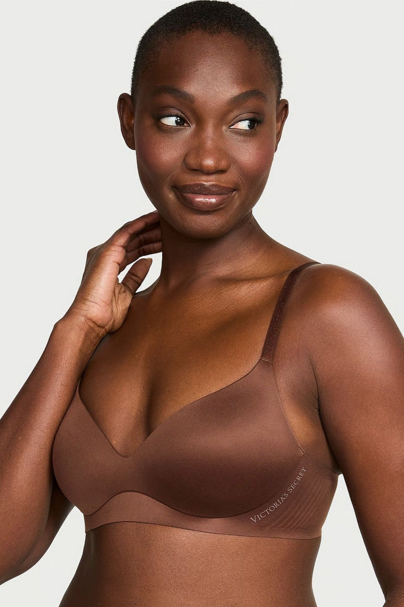 Бесшовный бюстгальтер без косточек 255850764 brown