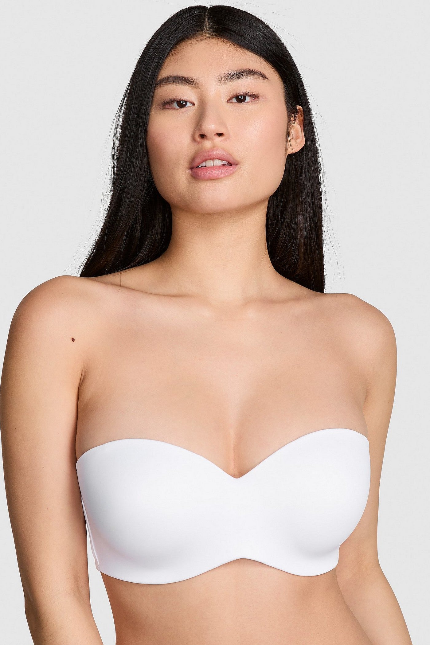 Базовый бюстгальтер балконет 257523399 white