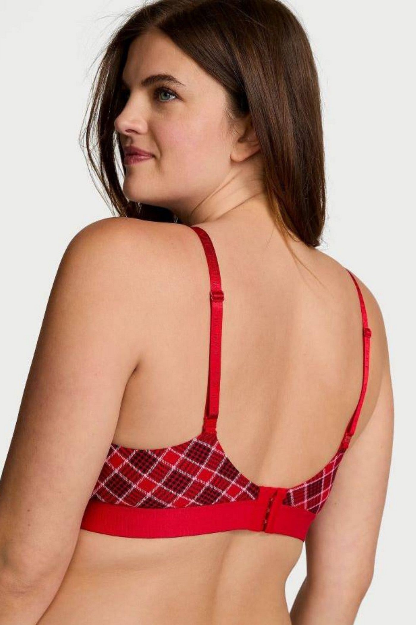 Бюстгальтер с принтом 382532653 red