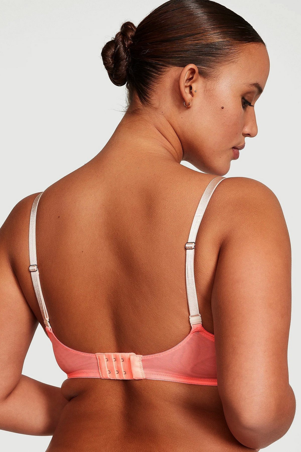Бюстгальтер балконет із мікросітки 385015986 orange Victoria`s Secret спина