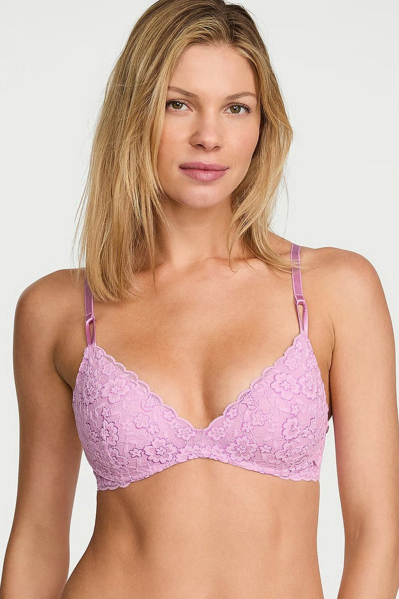 Мереживний бюстгальтер пуш-ап 390807788 lilac Victoria`s Secret