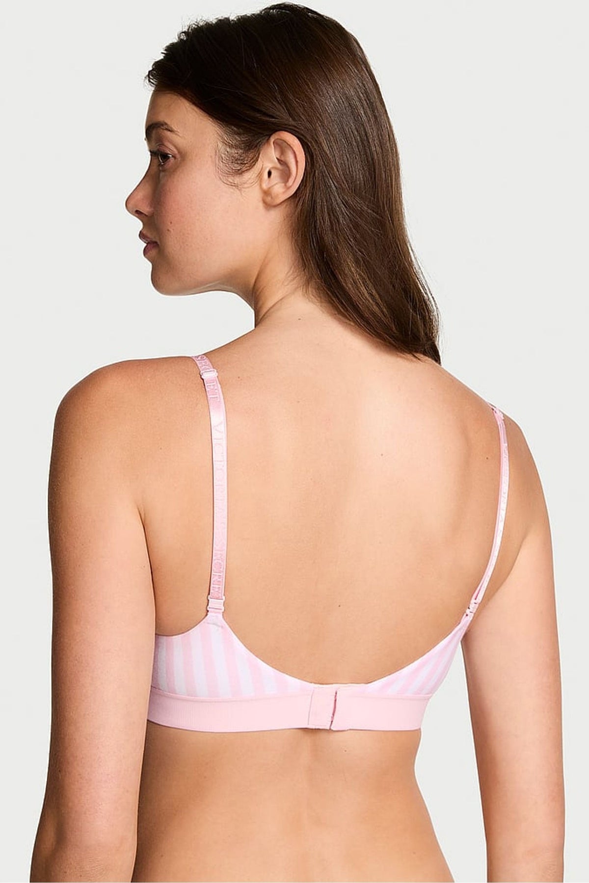 Бюстгальтер зі стразами 562084938 white/rose Victoria`s Secret спина