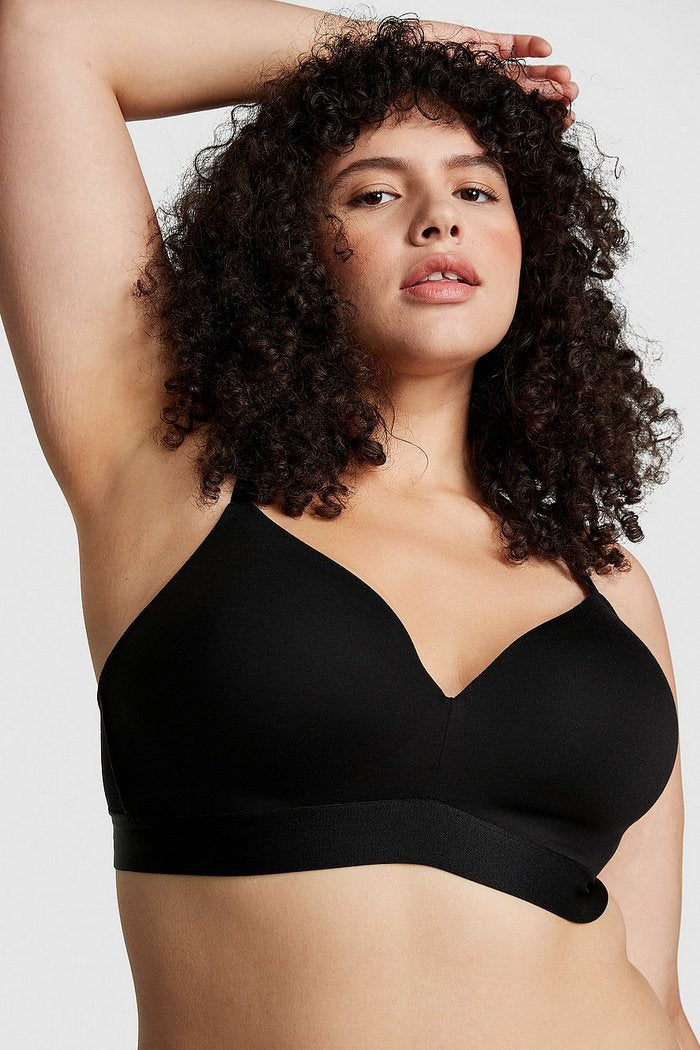 Бесшовный бюстгальтер без косточек 613366543 black