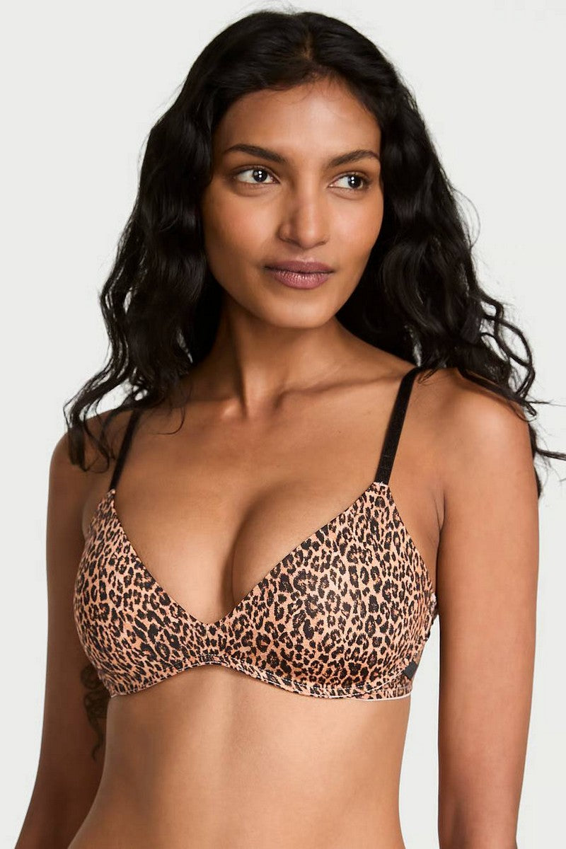 Бюстгальтер пуш-ап без косточек 806447626 leopard