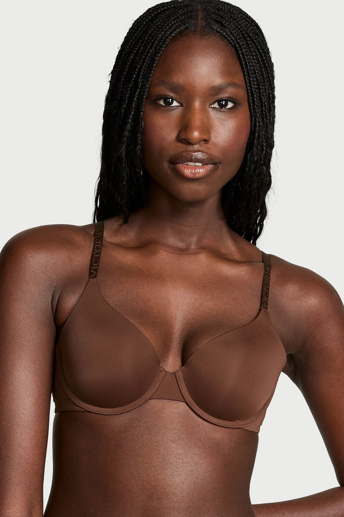 Гладкий бюстгальтер 819049941 brown Victoria`s Secret