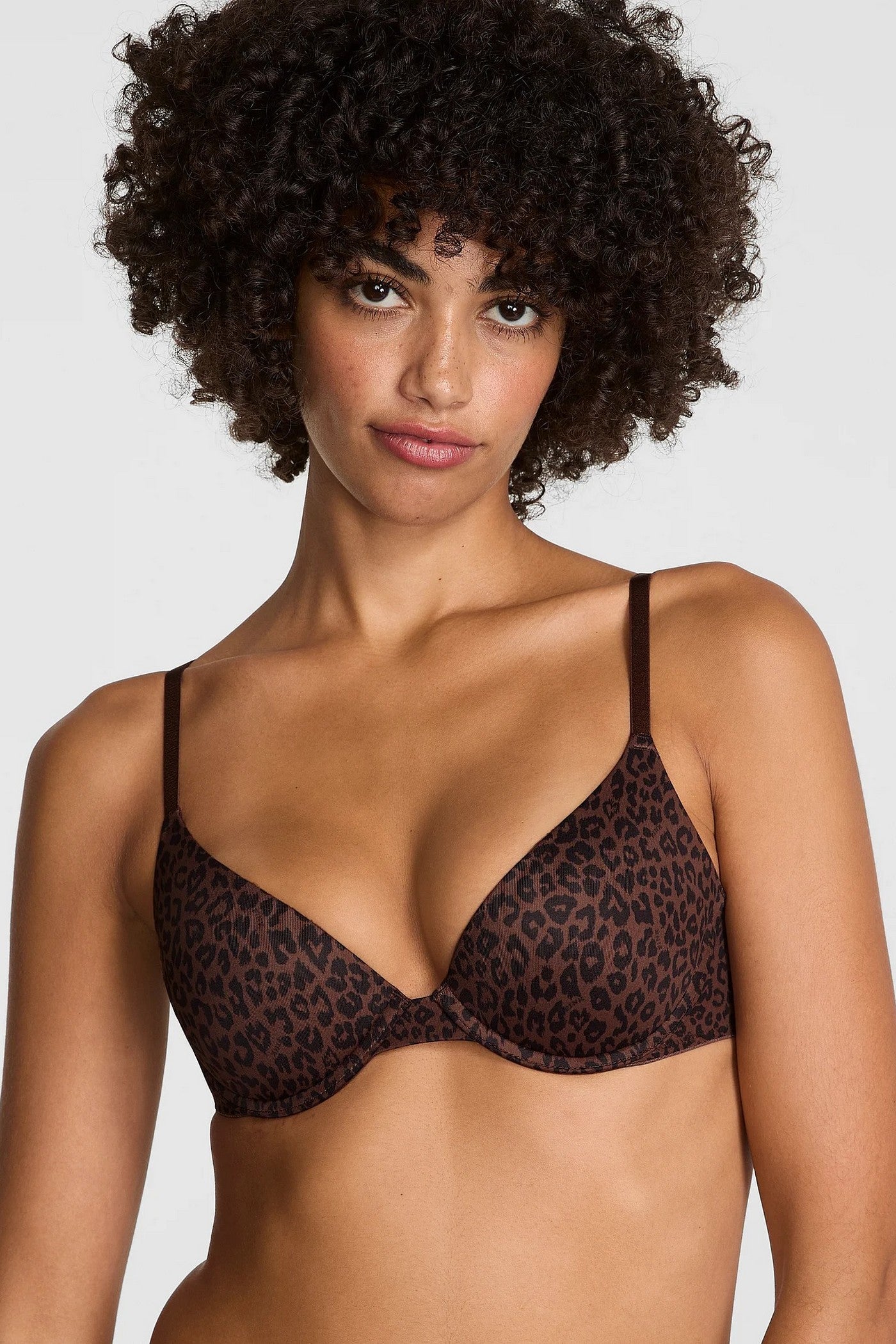 Бюстгальтер пуш-ап с принтом 853741872 leopard