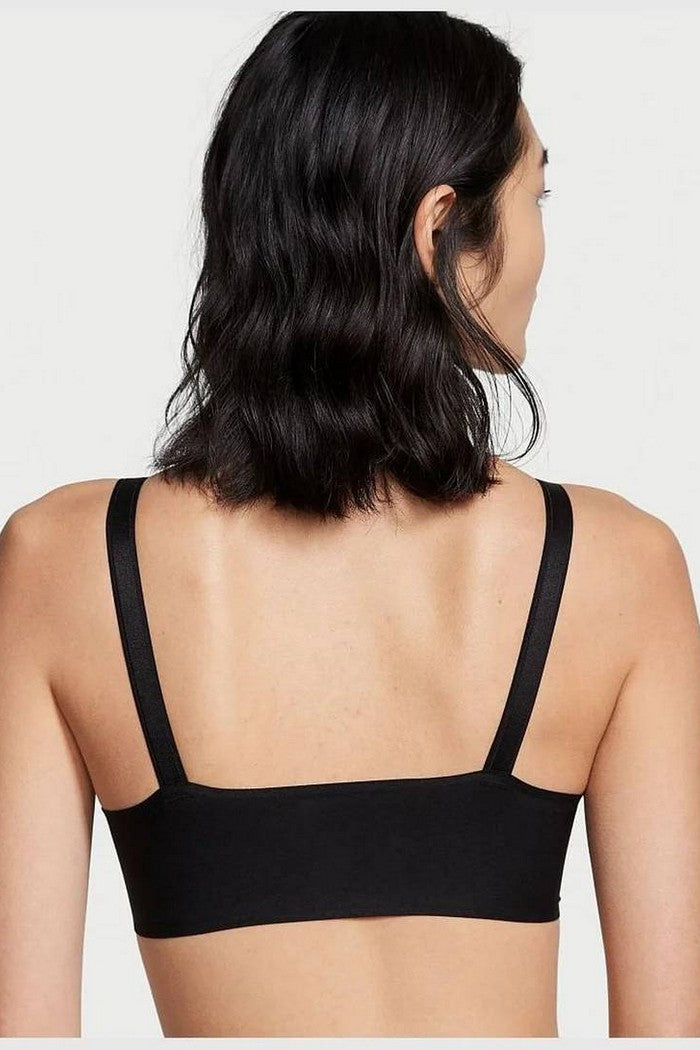 Гладкий бюстгальтер із застібкою спереду 988747988 black Victoria`s Secret спина