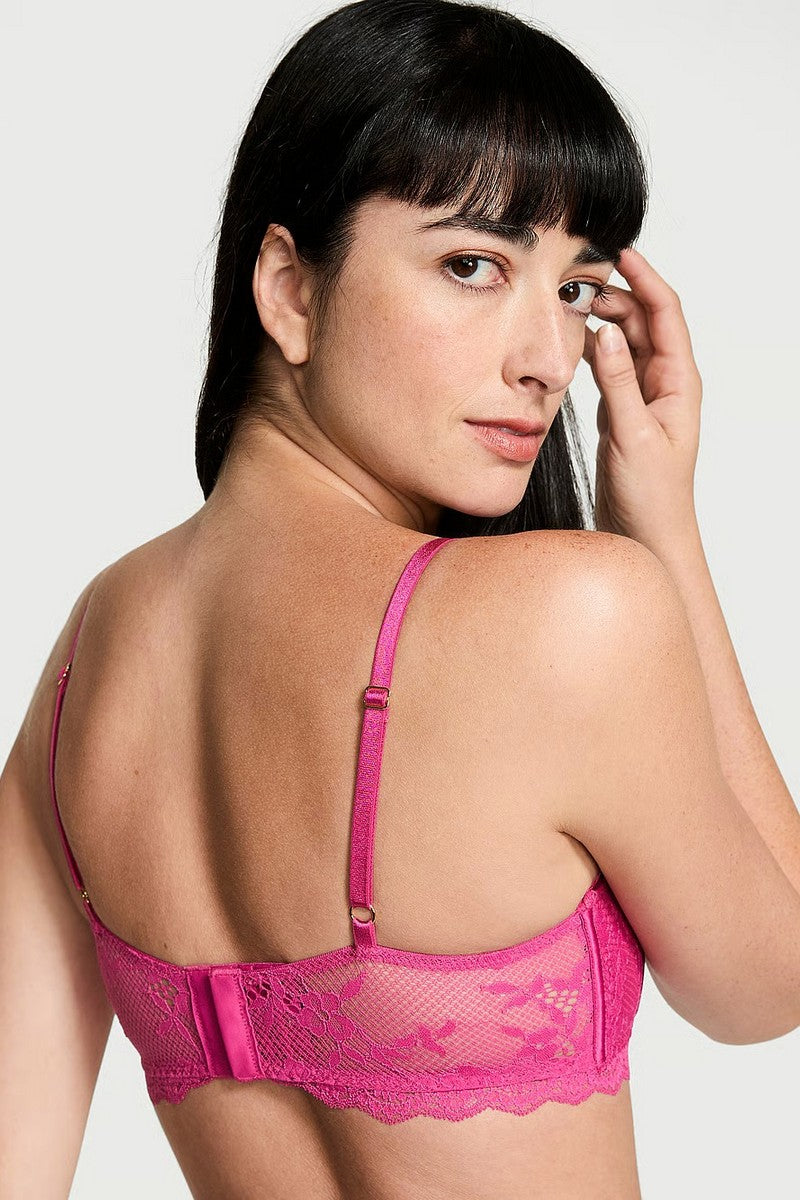 Мереживний бюстгальтер 989949448 pink Victoria`s Secret спинка