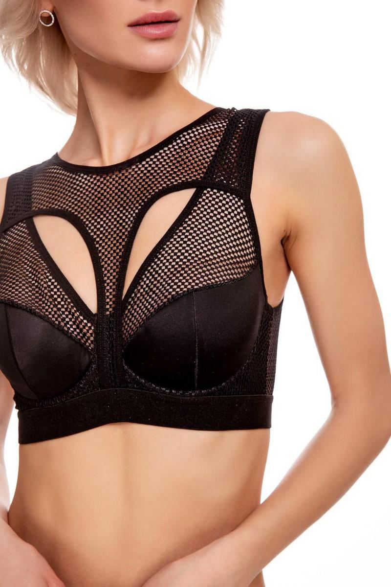 Спортивный топ из сетки 900002