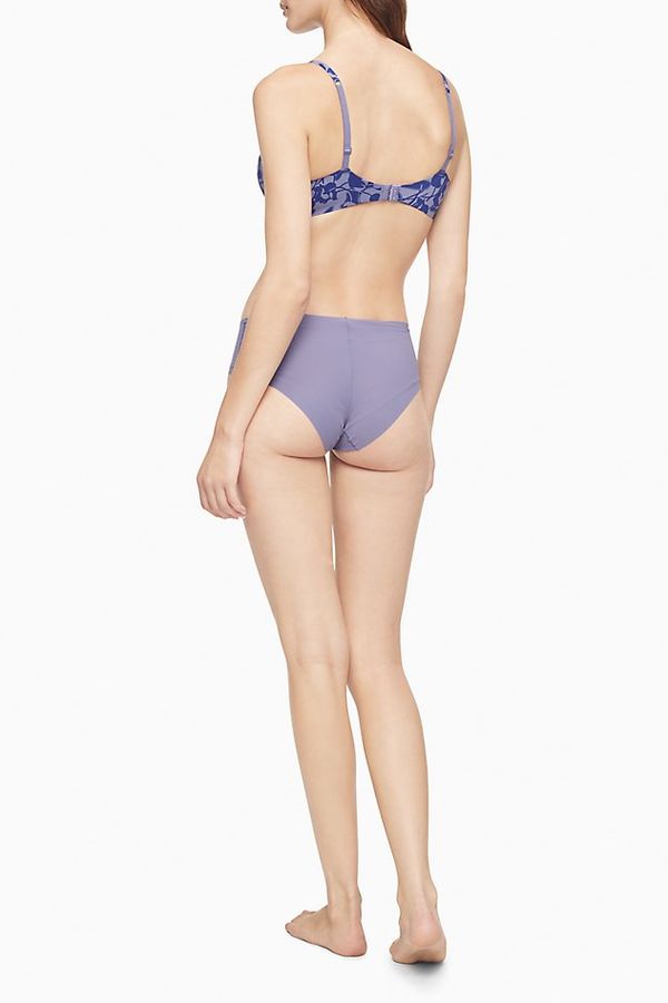 Гладкий бюстгальтер с принтом 395302393 violet