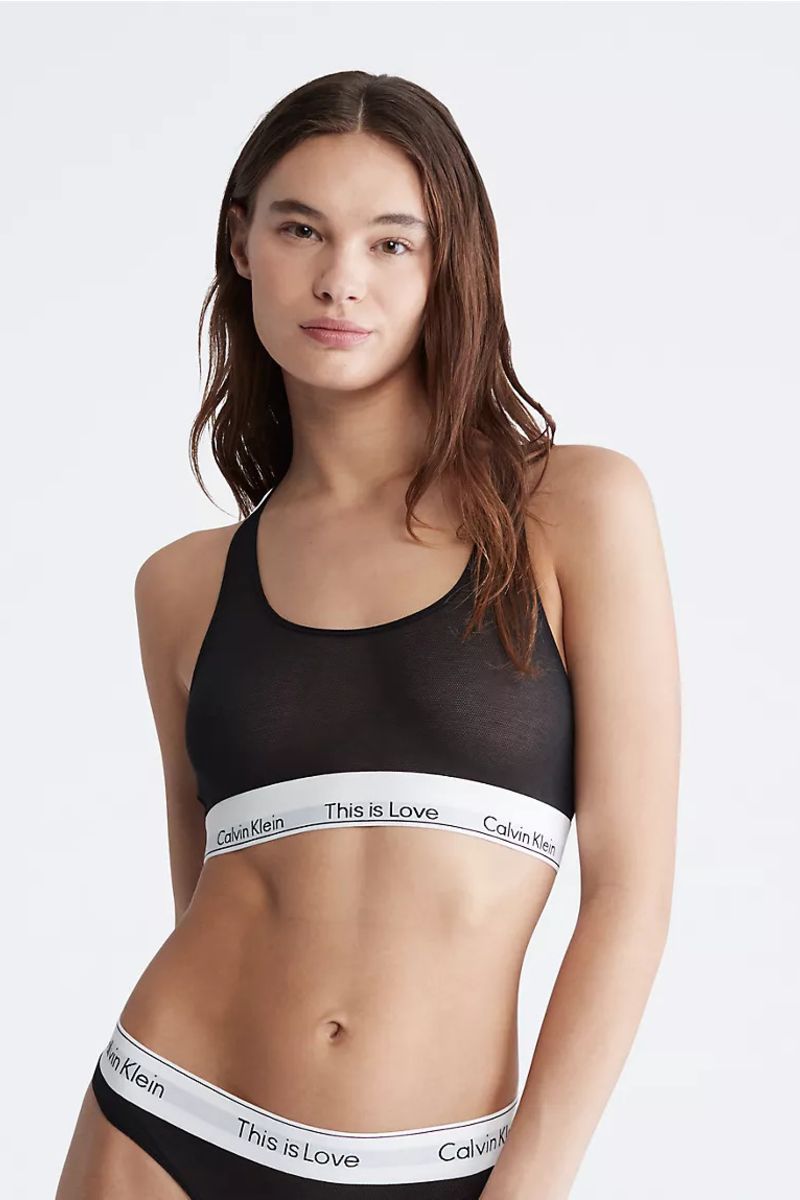 Мягкий хлопковый бра-топ 412394622 black