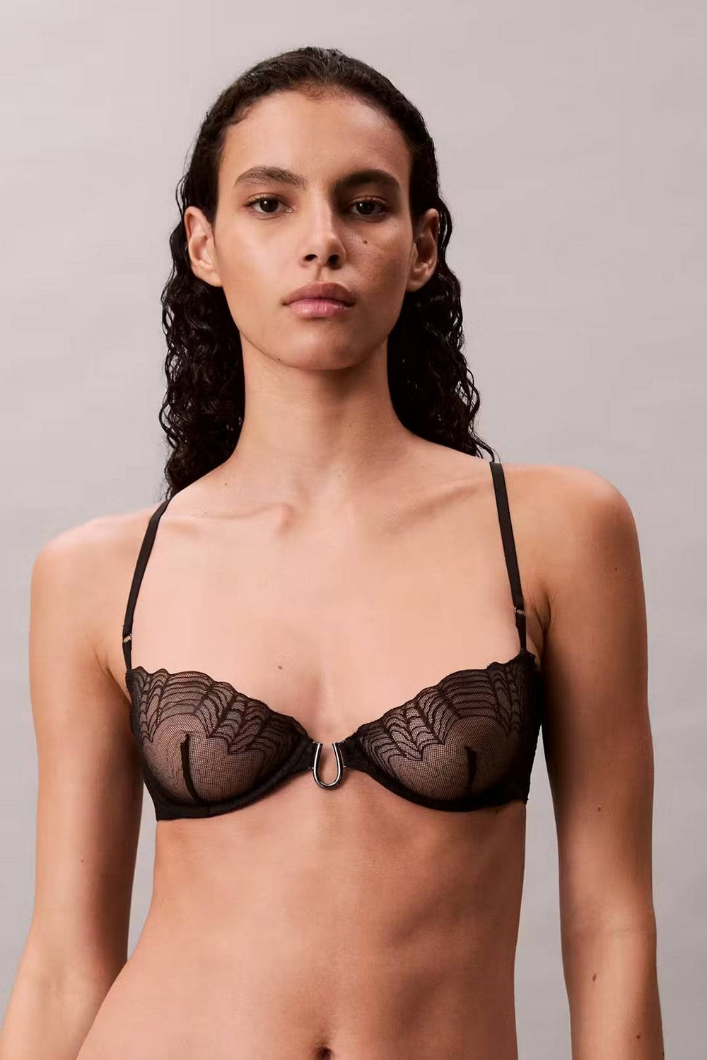 Бюстгальтер із мікросітки 493227163 black Calvin Klein